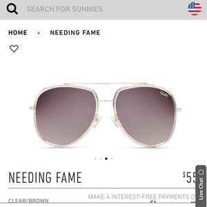 Quay Needling Frame Sunglasses
